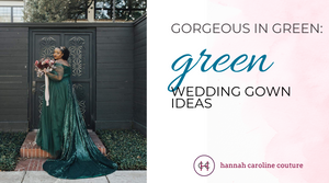 Gorgeous in Green: Green Wedding Gown Ideas