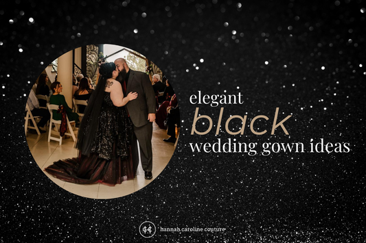 Elegant Black Wedding Gown Ideas