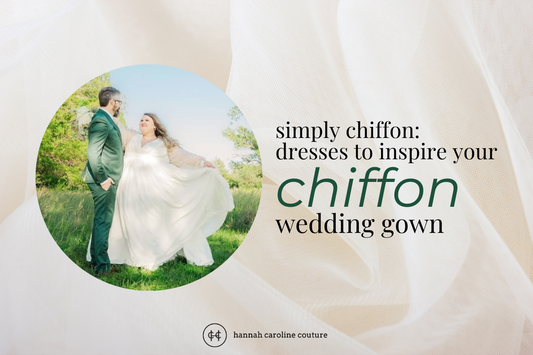 Simply Chiffon: Dresses to Inspire Your Chiffon Wedding Dress