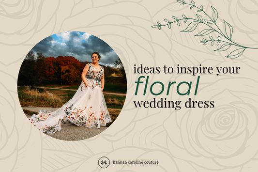 Ideas to Inspire Your Floral Wedding Gown