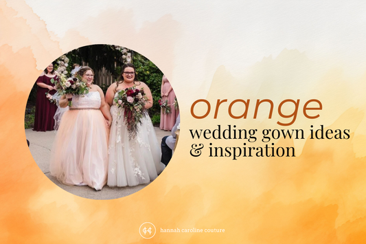 Orange Wedding Gown Ideas & Inspiration