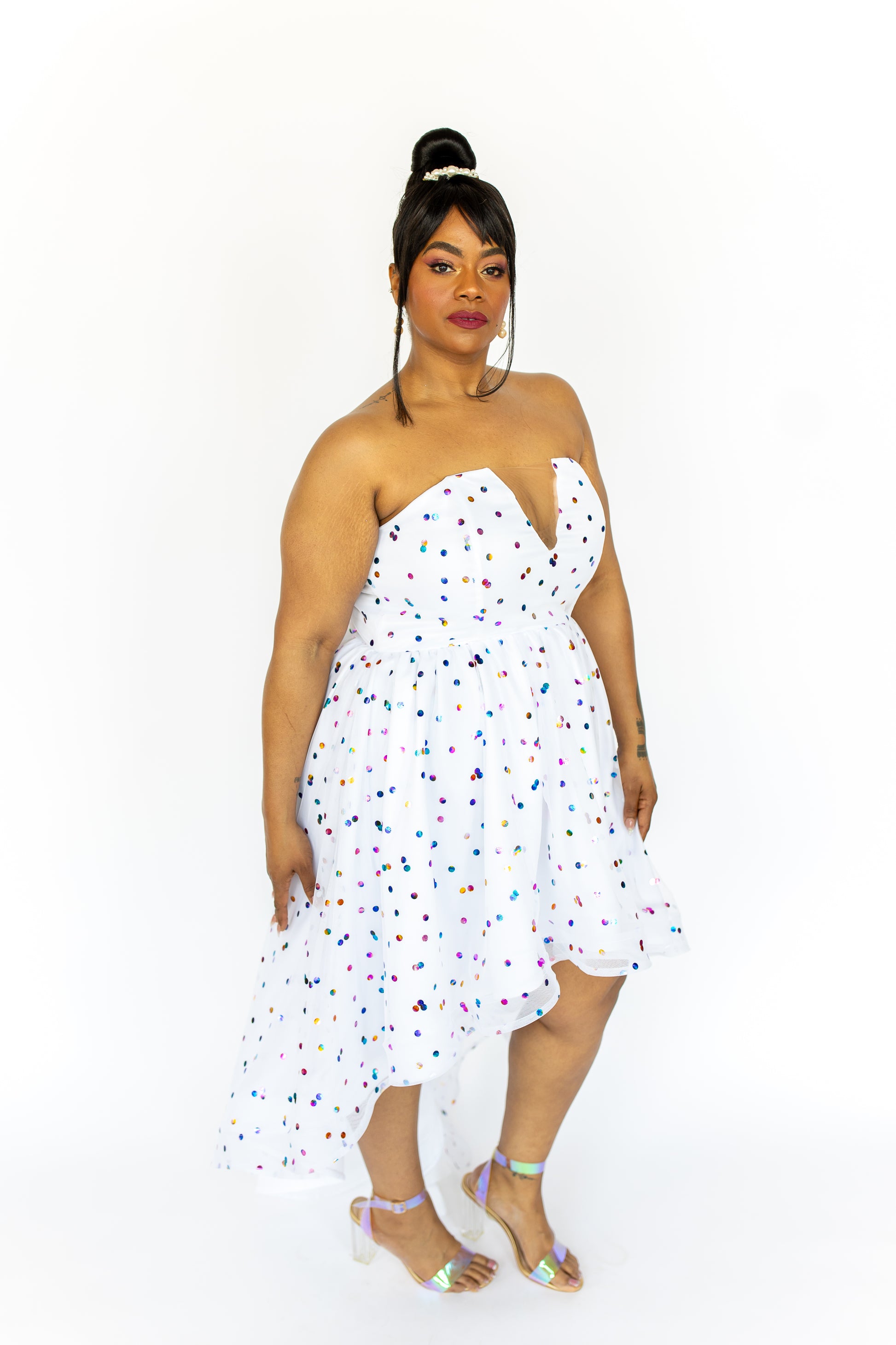 confetti formal dresses Halston Ramon Sequin Gown In Gold Confetti