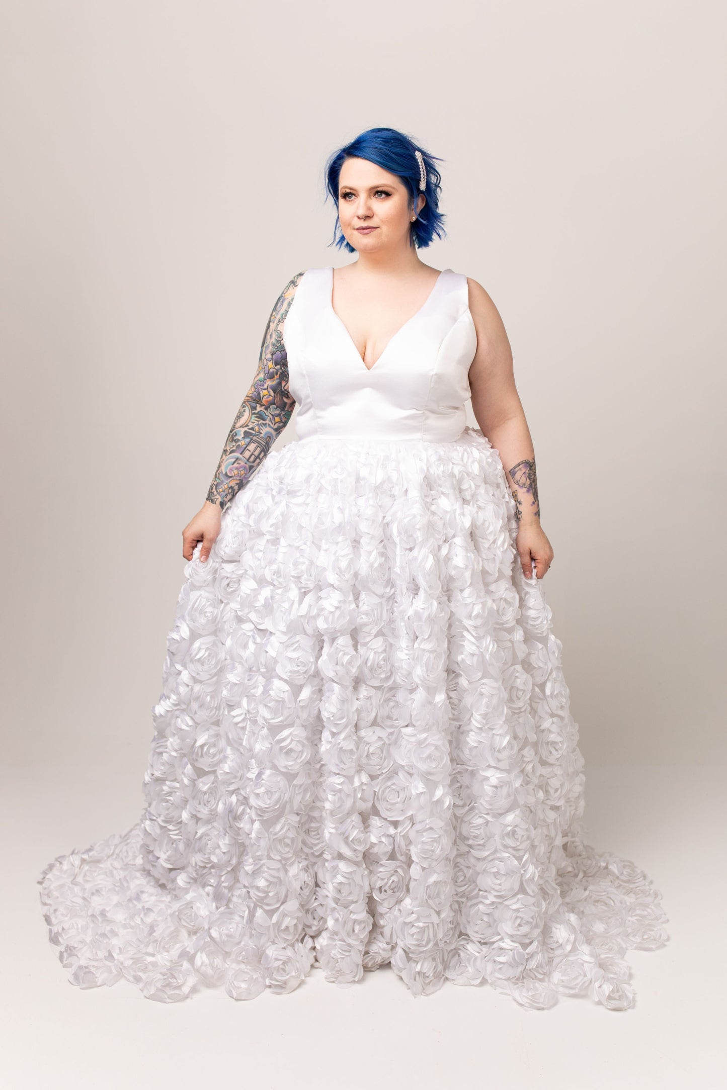 Size 20 Sample - Stella Floral Ball Gown