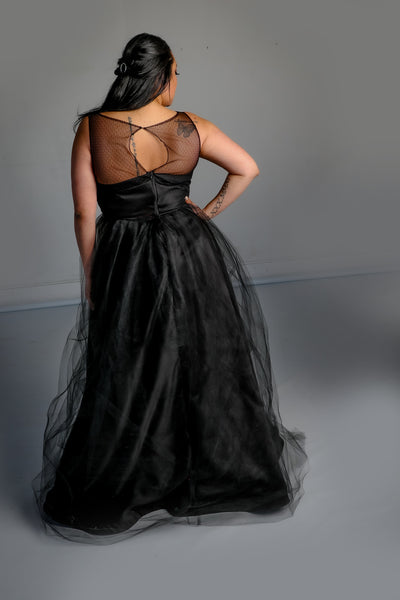 Adelaide Gown with Tulle Skirt