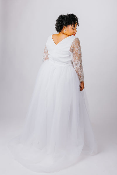 Alice Gown with Soft Tulle Skirt
