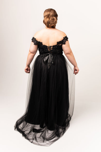 Barbera Gown with English Net Skirt