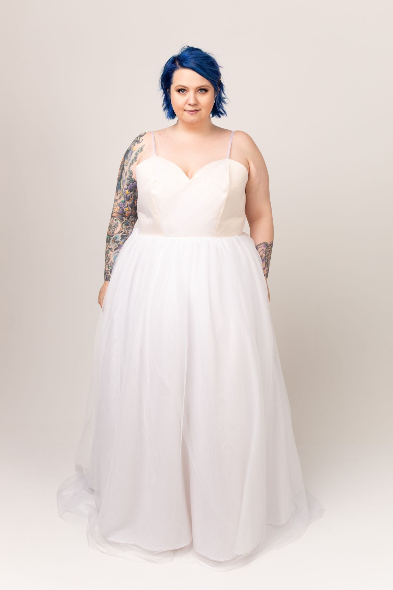Bea Gown with English Net Skirt