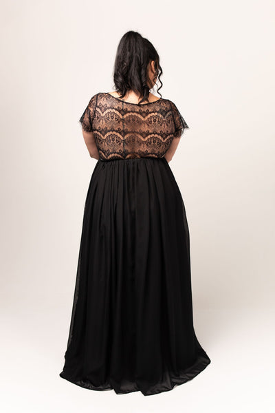 Victoria Gown with Chiffon Skirt