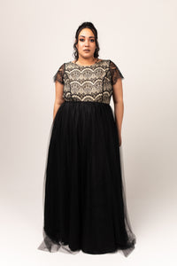 Victoria Gown with English Net Skirt