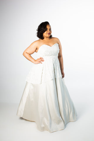 Rosie Layered A-line Gown